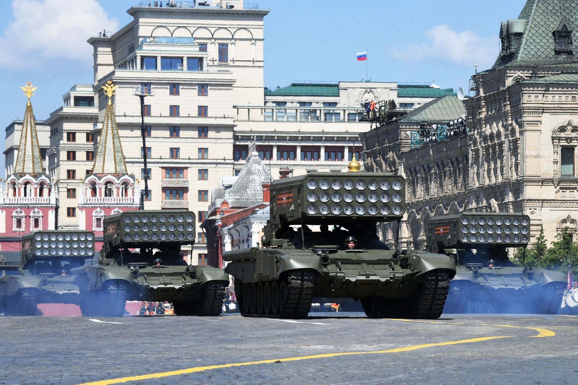 Vojenská přehlídka, Moskva