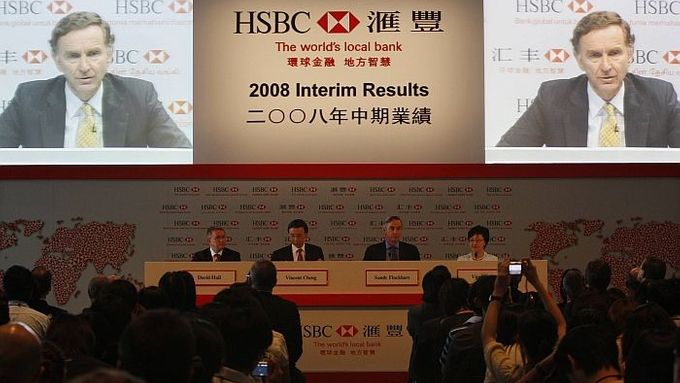 Předseda představenstva HSBC Stephen Green oznamuje hospodářské výsledky