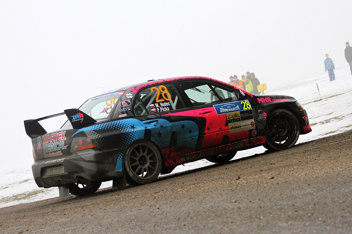 Jänner rallye 2014: Martin Hudec, Mitsubishi Lancer Evo IX