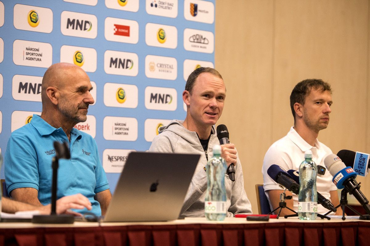 Czech Tour 2023: Chris Froome a Leopold König (vpravo)