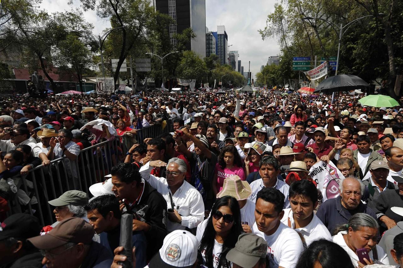 Mexico City - populace - občané - dav