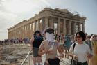 Řecko sužuje vlna vedra. Atény nepustily turisty do Akropole, dělníci dostali volno