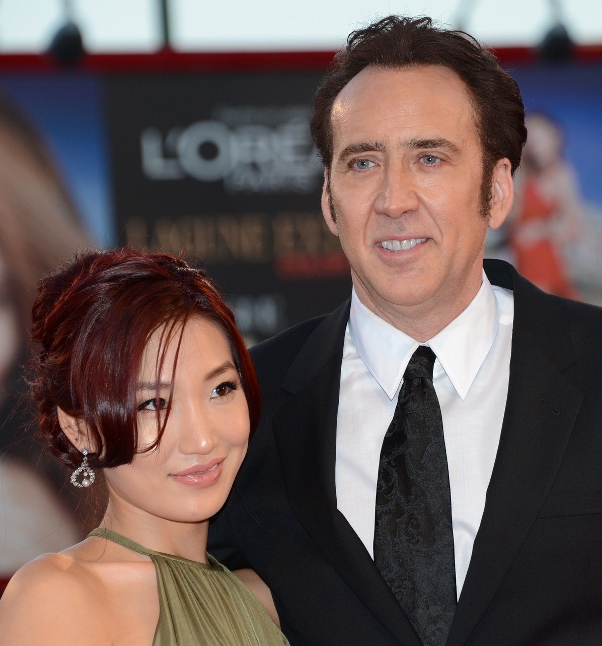 Nicolas Cage s manželkou