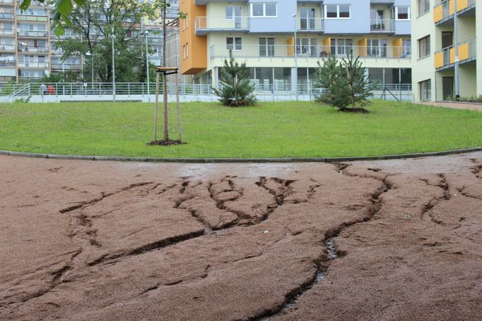 I tady byla voda hodně blízko.