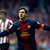 Fotbal, FC Barcelona -  Athletic Bilbao: Lionel Messi  slaví gól