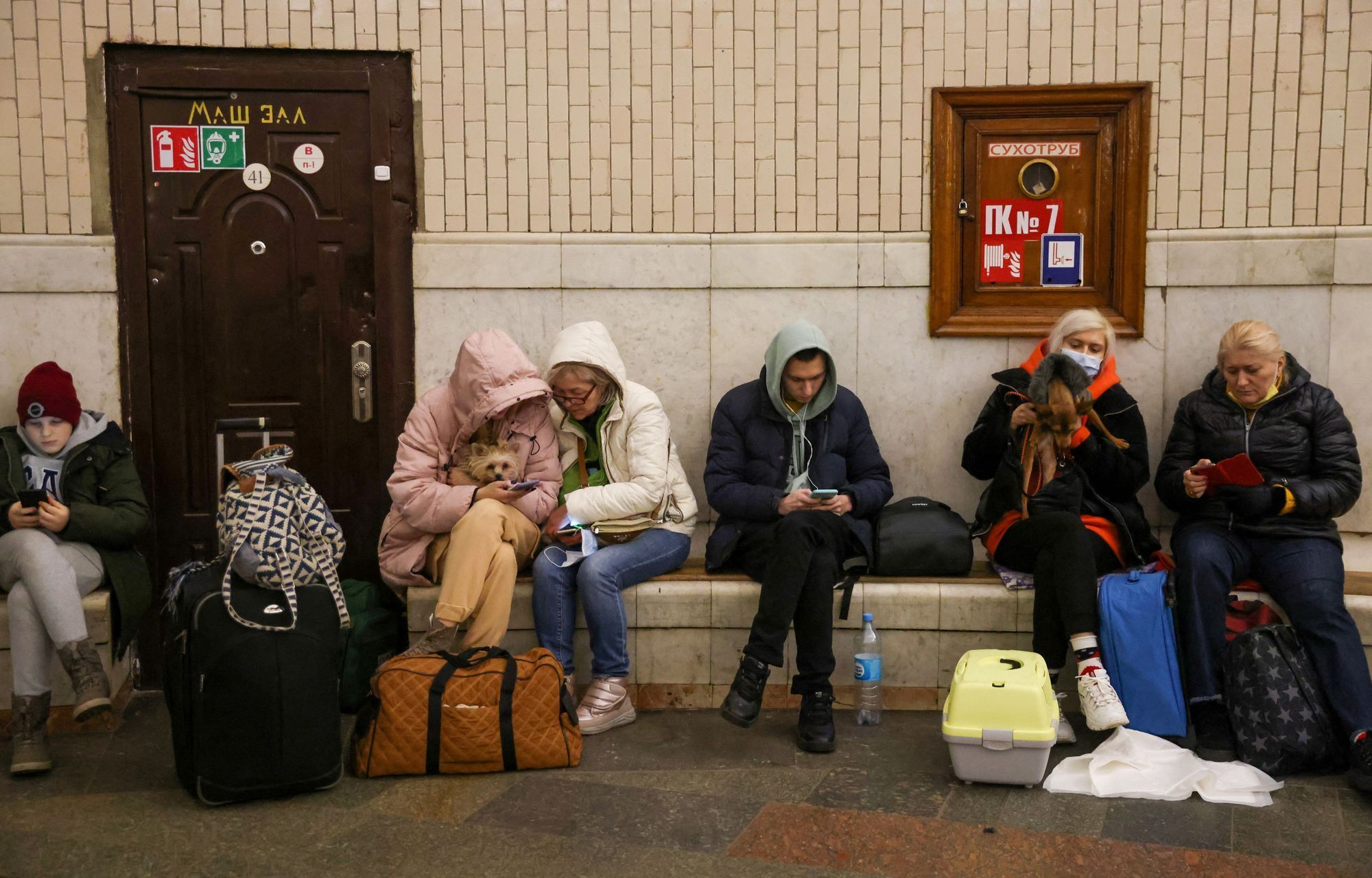 Kyjev Ukrajina Rusko metro