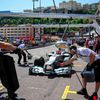 Velká cena Monaka formule 1, trénink (Michael Schumacher)