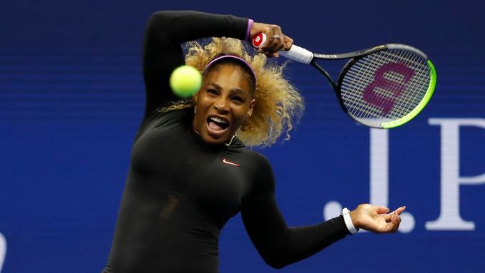 Serena Williamsová v 1. kole US Open