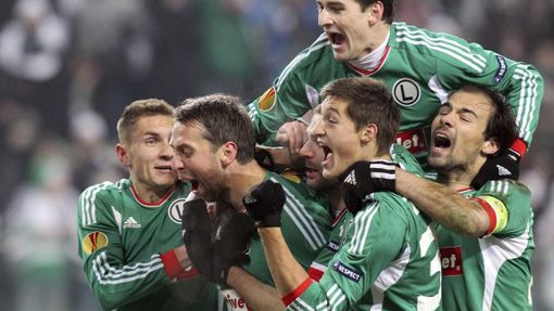  Evropská liga: radost Legie Varšava (2012)