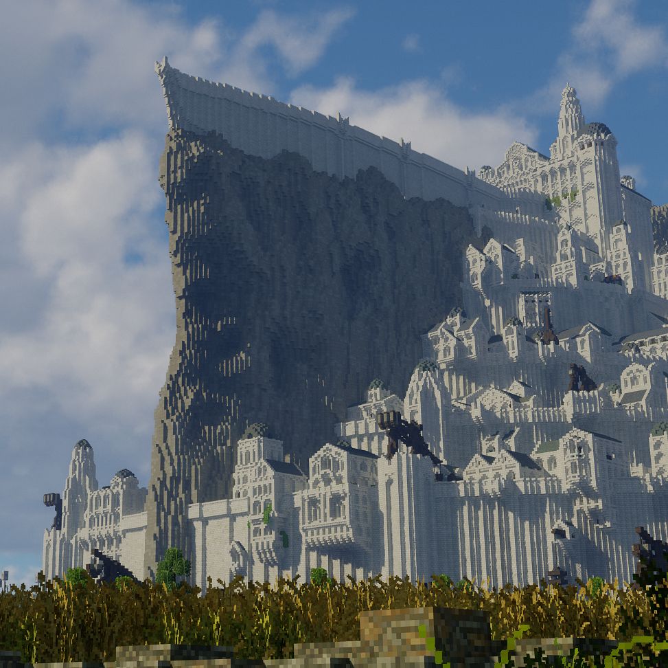 Minecraft, Středozem, Pán prstenů, Middle earth, MCME, Tolkien