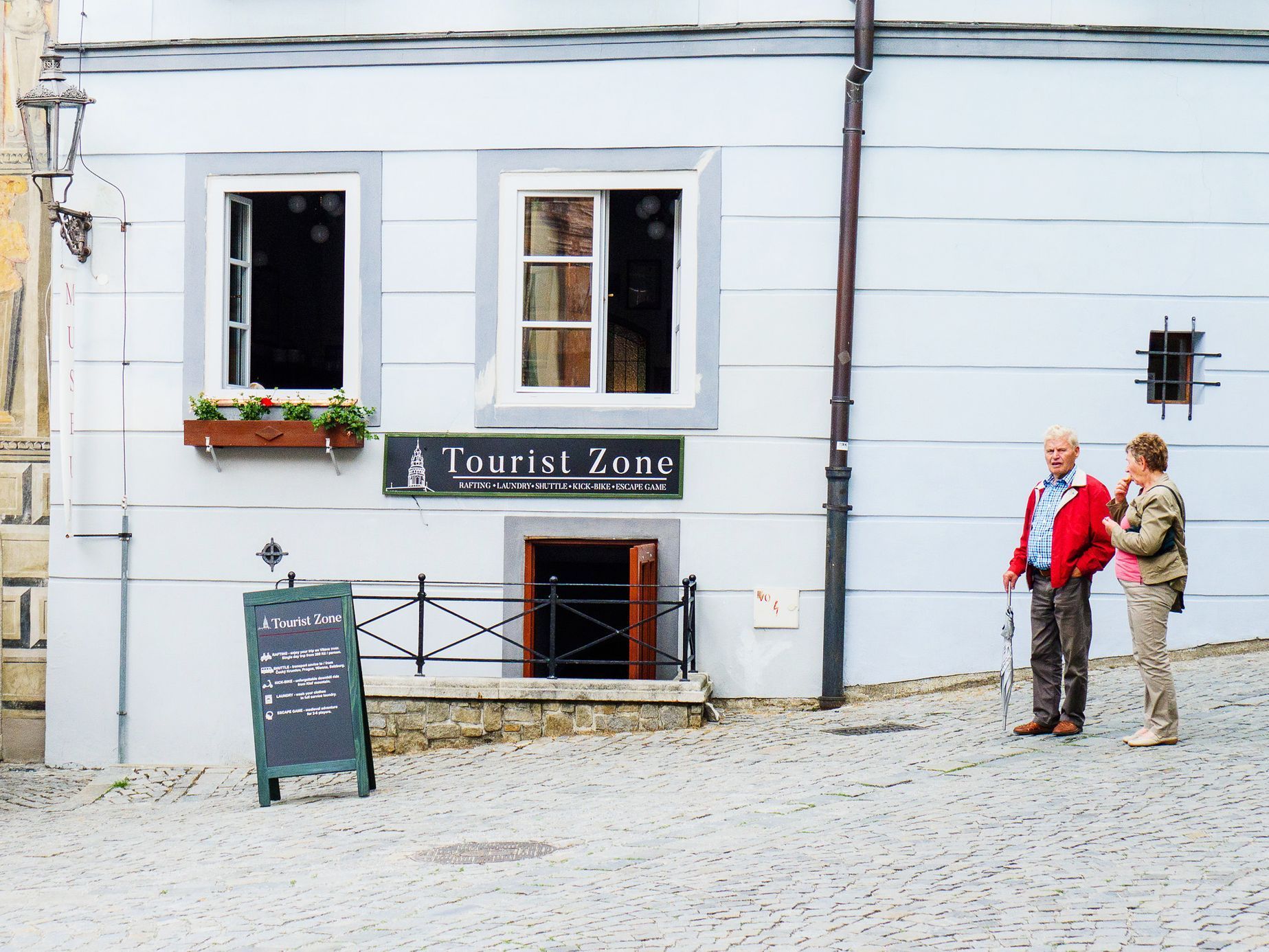 Český Krumlov a rodiny z Unes-co