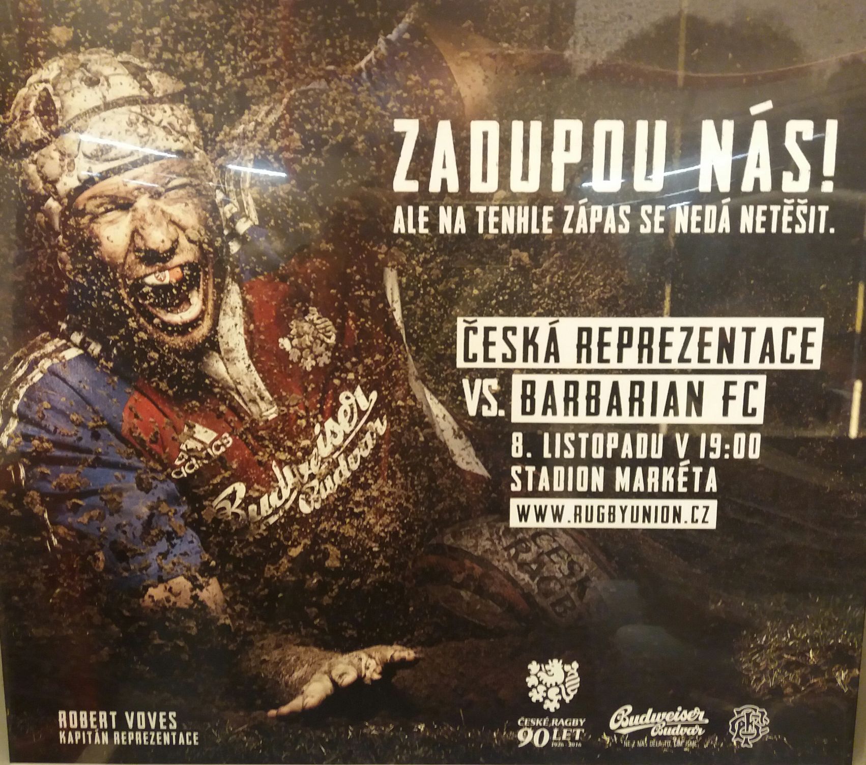 Plakát čewská reprezentace rugby