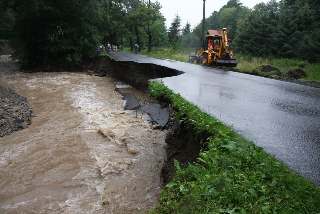 Záplavy - Zlínský kraj - Rusava