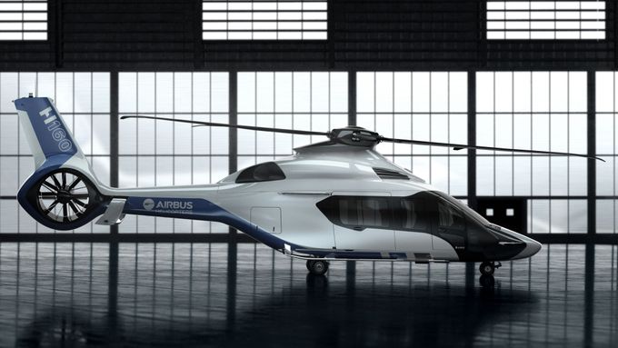 Vrtulník H160 pro Airbus navrhl Peugeot Design Lab.