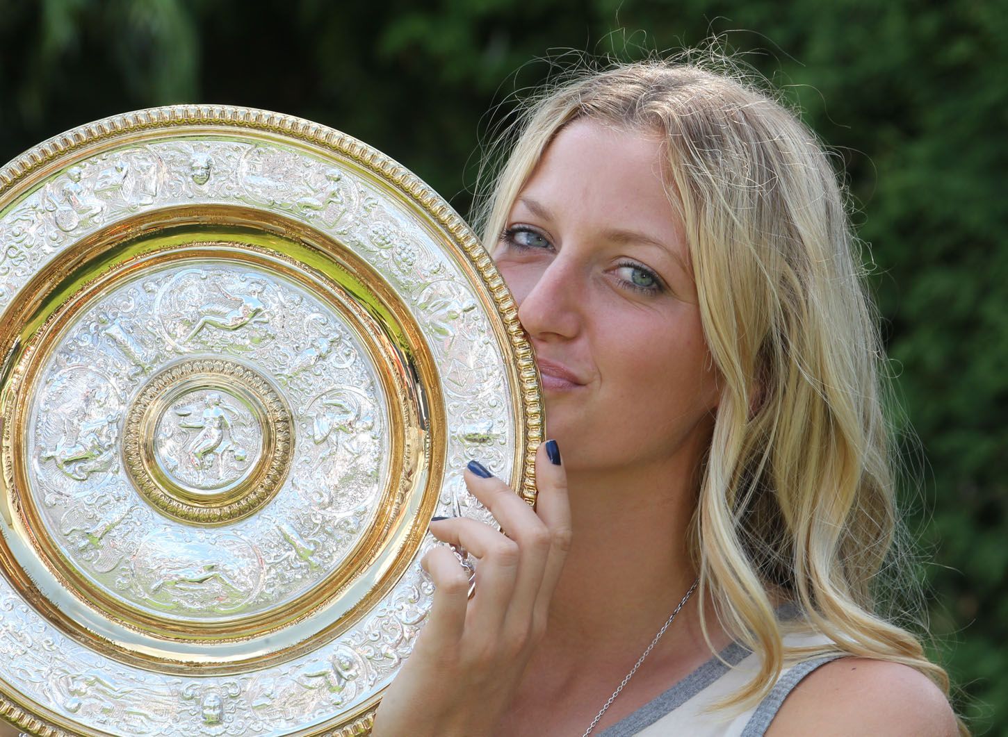 Petra Kvitová se vrátila z Wimbledonu 2014