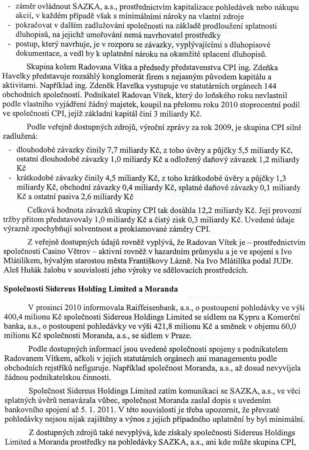 Sazka - dokumet 3-5/10