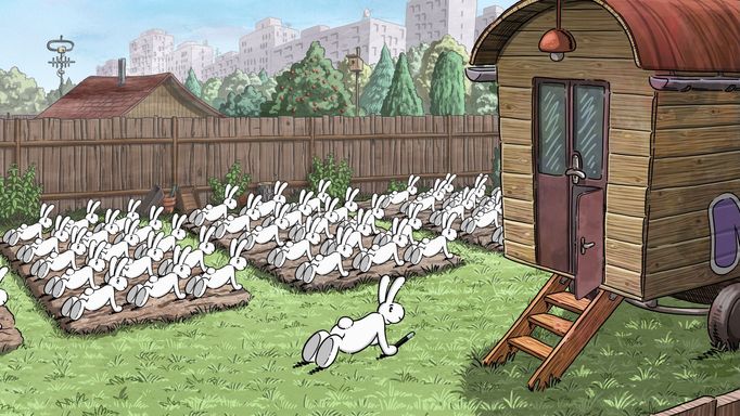 Snímek z Boba a Bobka ve filmu.