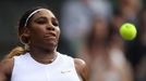 Serena Williamsová v prvním kole Wimbledonu.