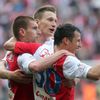 Fotbal, Gambrinus liga, Slavia - Jablonec: slávisté slaví 4. gól