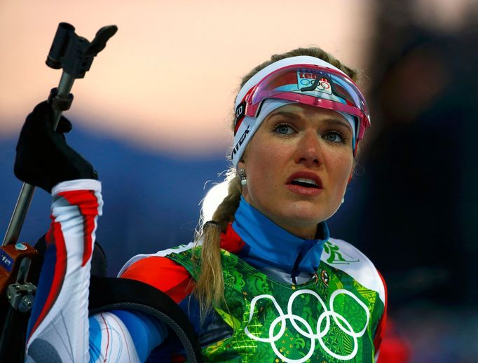 Soči 2014, biatlon, smíšená štafeta: Gabriela Soukalová