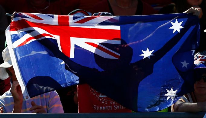 Australian Open: fanoušci a vlajky