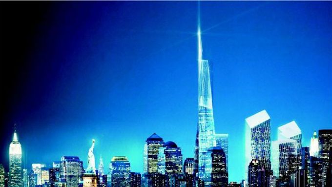 Takto by mělo vypadat panorama Manhattanu po dokončení Freedom Tower a dalších budov.