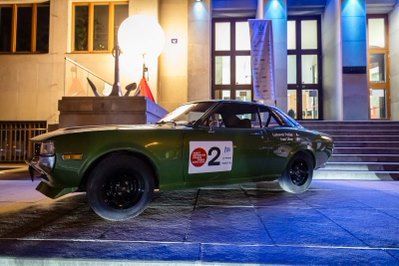 Robot Osaka Oldtimer Express 2025 NTM + prezident Petr Pavel