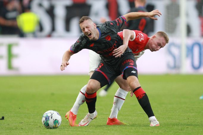 Petr Ševčík v odvetě 4. předkola EKL Slavia - Čenstochová