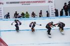 Snowboardcross na MSJ na Klínovci vyhráli Koblet a Paulová