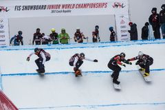 Snowboardcross na MSJ na Klínovci vyhráli Koblet a Paulová