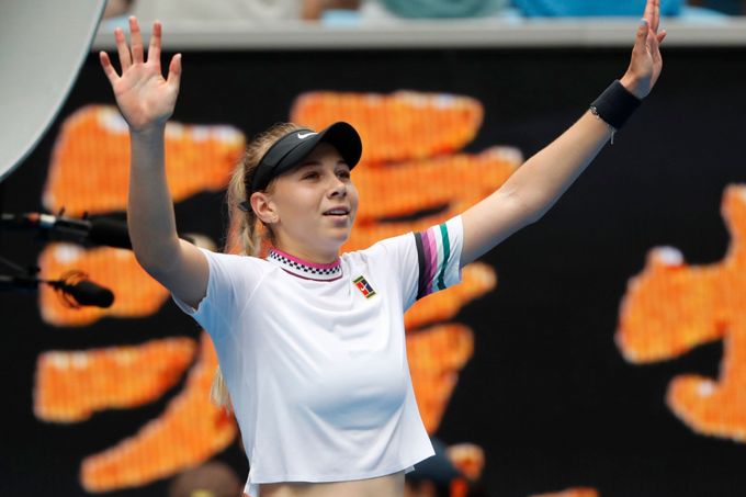 Amanda Anisimovová na Australian Open 2019