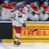 Dominik Kubalík slaví v zápase Česko - Rakousko na MS 2019