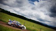 Václav Mulač se Subaru Impreza WRX STI na Rally Krkonoše.