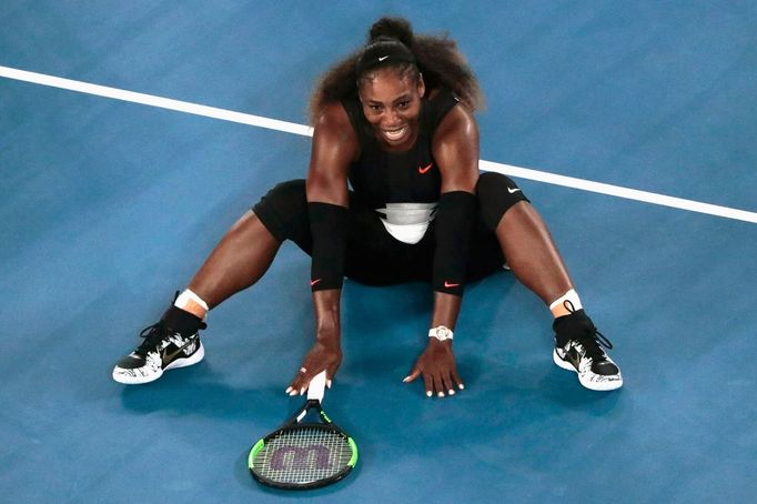 Serena Williamsová ve finále Australian Open 2017