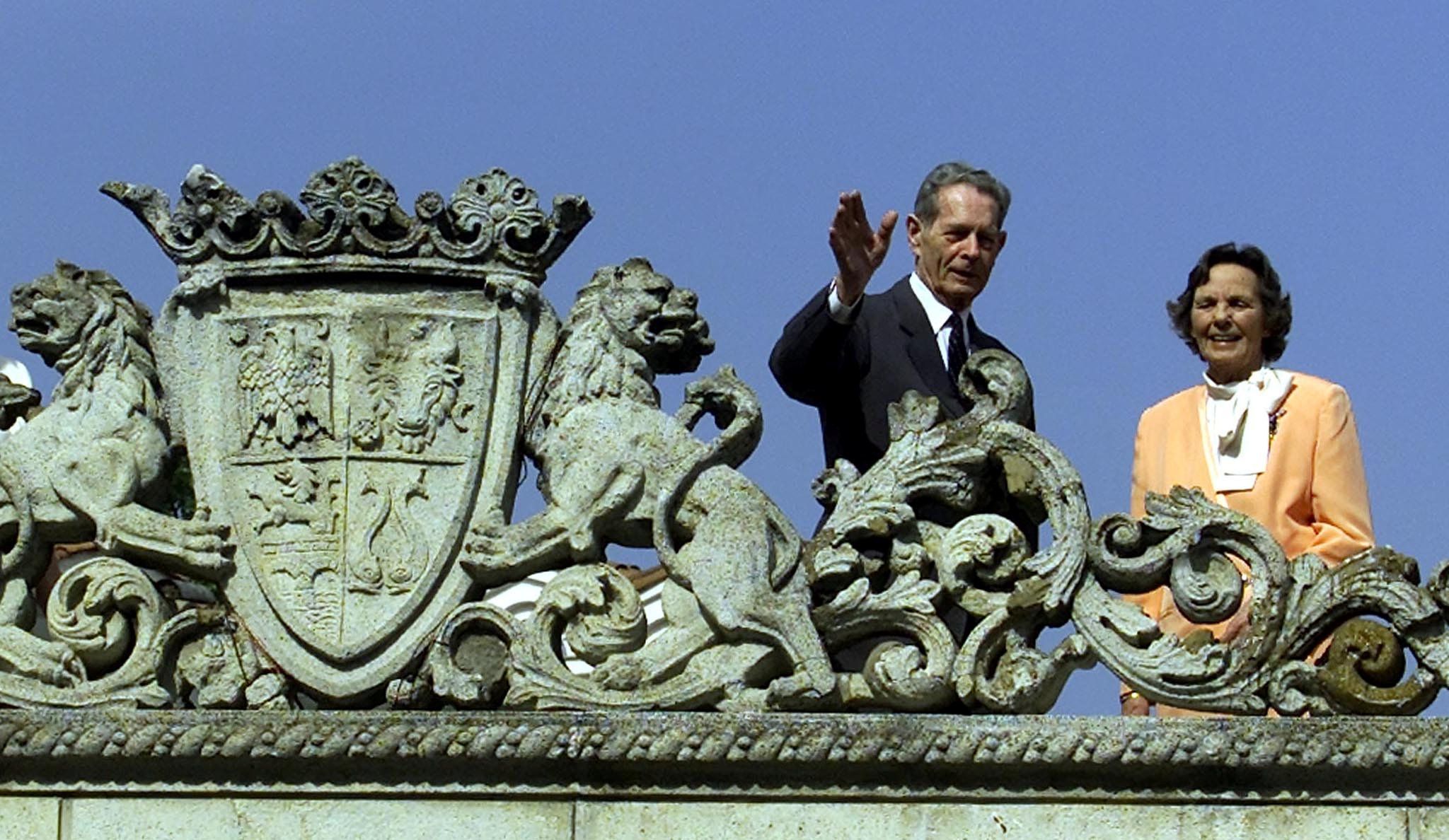Bývalý král Michael se svou manželkou Annou.