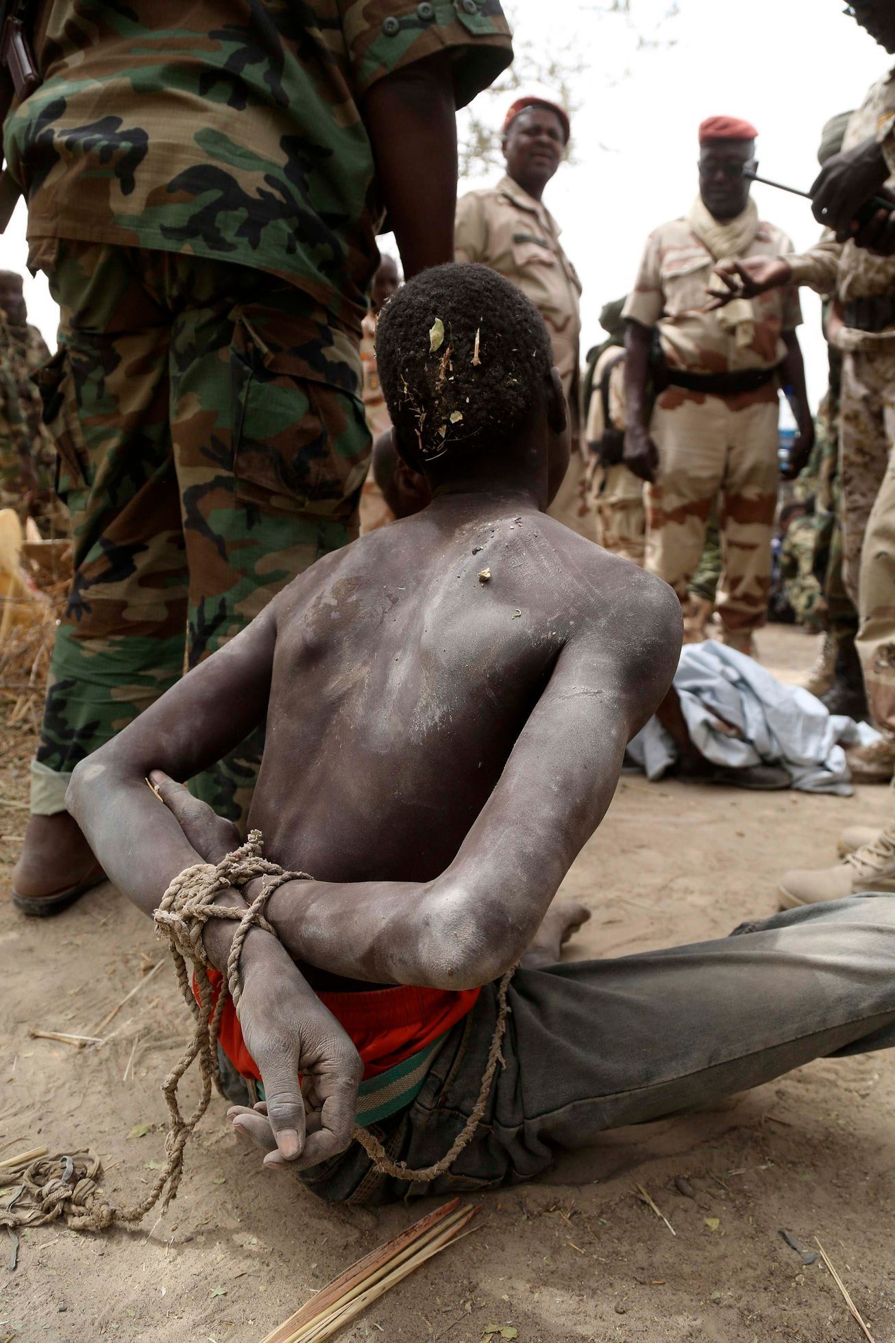 Čadští vojáci v boji proti Boko Haram