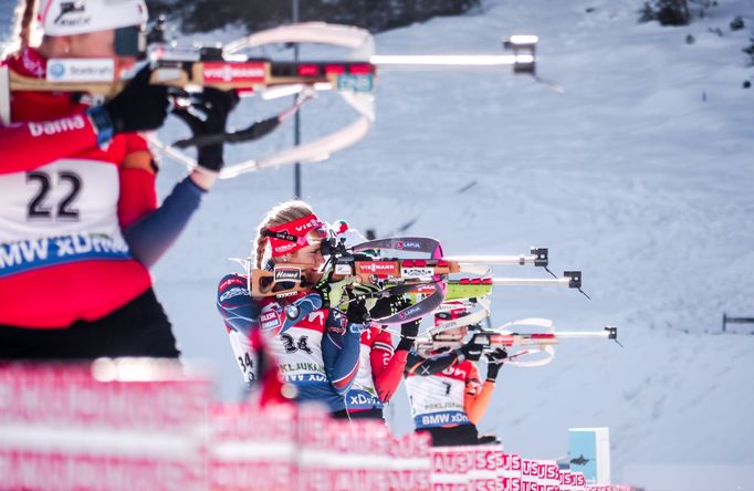 Gabriela Soukalová na SP v Pokljuce