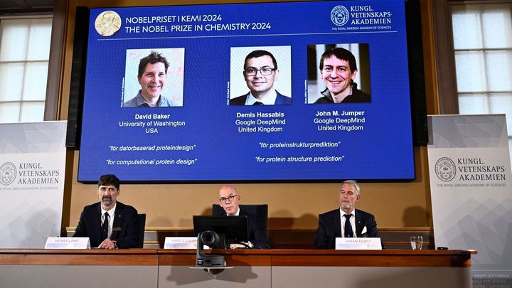 Nobelovu cenu za chemii získali vědci z USA a Británie. Dostali ji za výzkum proteinů; Zdroj foto: Reuters