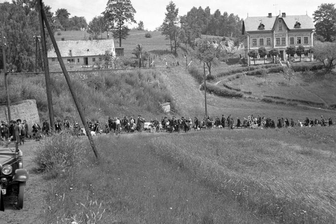 Odsun Němců z libereckého sběrného tábora. (13. července 1946)
