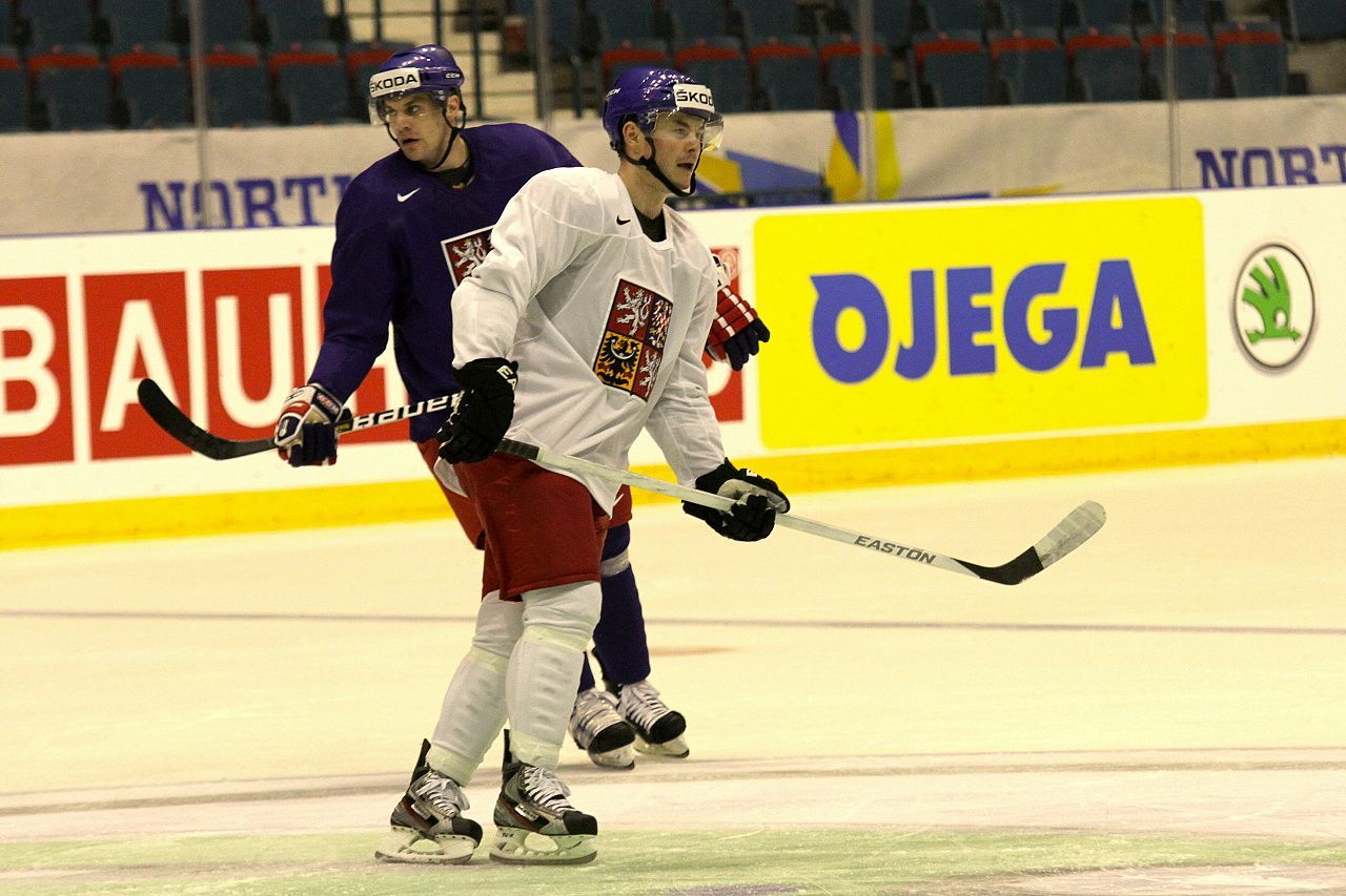 Hokej, MS 2013, český trénink: Jiří Hudler