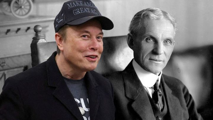 Glosa: Vzhůru pravá. Elon Musk se stává Henry Fordem 21. století