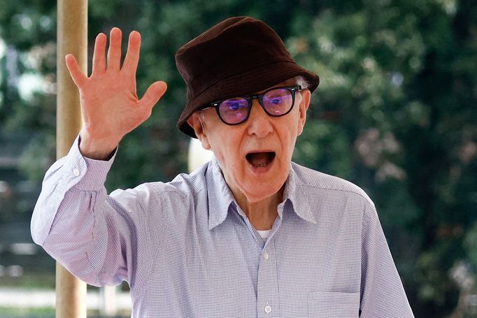 Woody Allen na benátském festivalu.