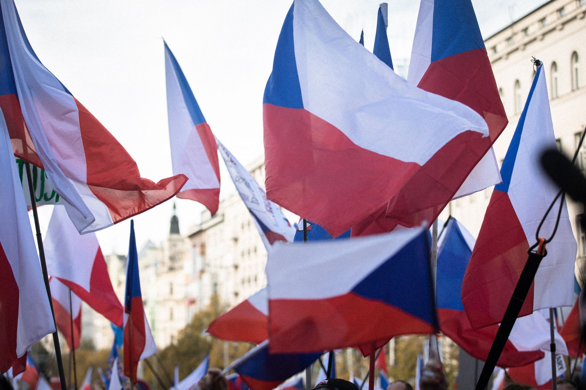 Protivládní demonstrace za demisi vlády 28. října 2022, Václavské náměstí