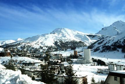 Sestriere, jedno z dějišť XX.olympijských her