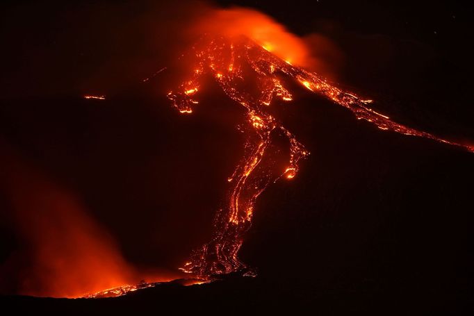 Sopka Etna