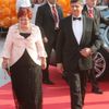 Slavnostní zahájení MFFKV - Jan Fischer s manželkou