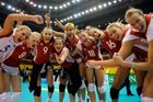 Volejbalistky na mistrovství Evropy podlehly Srbsku