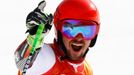 Marcel Hirscher v obřím slalomu na ZOH 2018