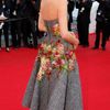Model Eva Herzigova poses on the red carpet as she arrives for the screening of the film &quot;Deux jours, une nuit&quot; at the 67th Cannes Film Festival in Cannes