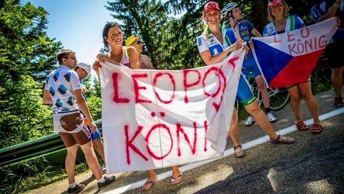 Leopold König má na Tour už hodně fanoušků.